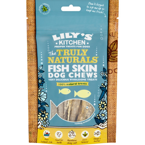 Lilys Kitchen Truly Natural Fish Skin Dog Chews