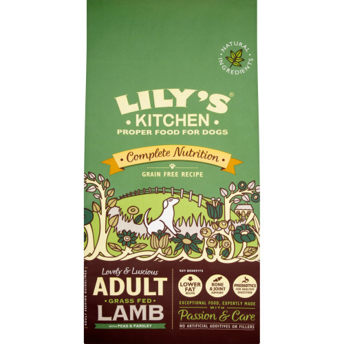 Lilys Kitchen Lovely Lamb with Peas & Parsley Complete Dry Food for Dogs