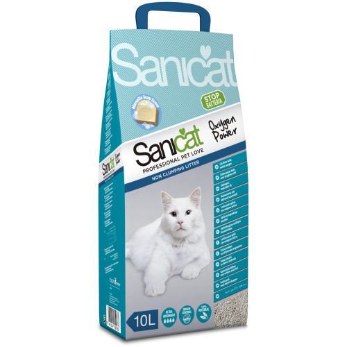 Sanicat Oxygen Power Clean Non-clumping Cat Litter