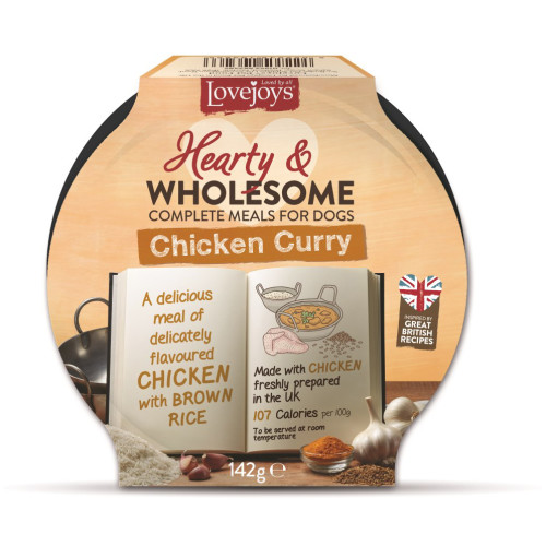 Lovejoys Hearty & Wholesome Chicken Curry Dog Food