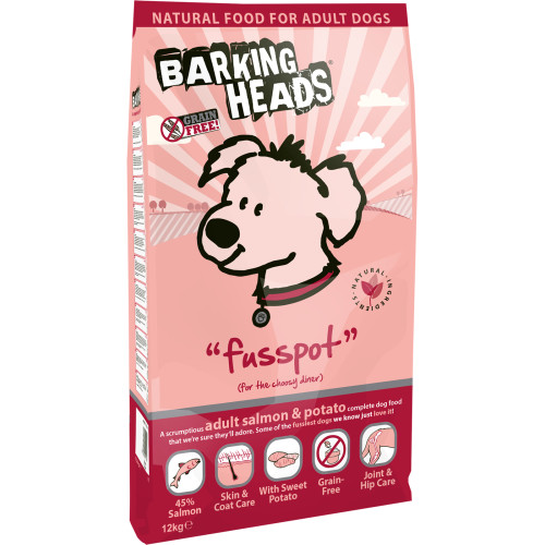 Barking Heads Fusspot Salmon & Potato Adult Dog Food