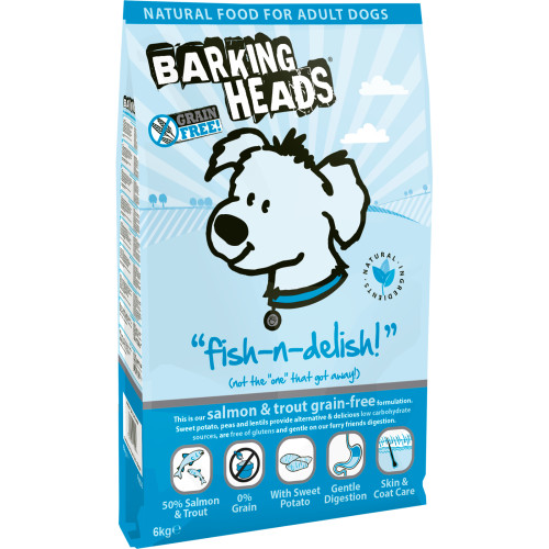 Barking Heads Fish n Delish Grain Free Adult Dog Food