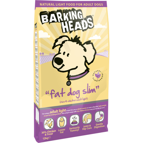 Barking Heads Fat Dog Slim Adult Chicken & Rice Dog Food