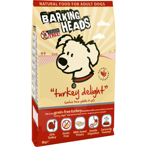 Barking Heads Turkey Delight Grain Free Adult Dog Food