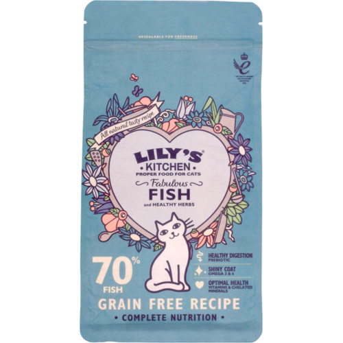 Lilys Kitchen Fabulous Fish Complete Adult Cat Food