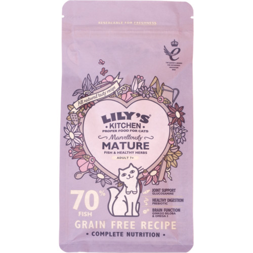 Lilys Kitchen Marvellously Mature Fish Complete Senior Cat Food