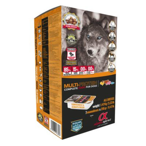 Alpha Spirit Multi-Protein Semi Moist Adult Dog Food