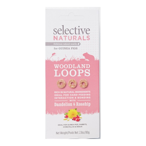 Supreme Selective Naturals Woodland Loops Small Animal Treats