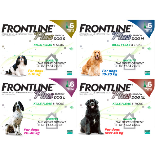 Frontline Plus Flea & Tick Spot On Dog