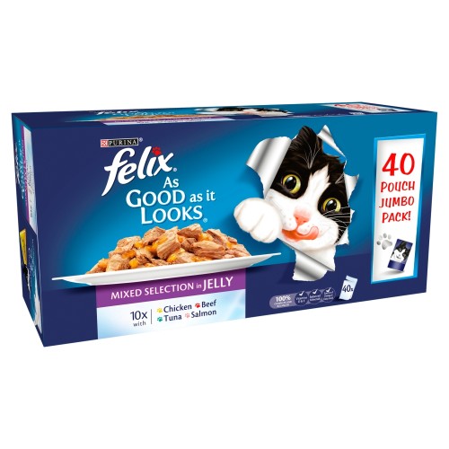 Felix As Good As It Looks Favourites in Jelly Cat Food