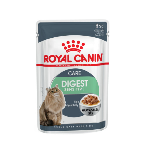 Royal Canin Health Nutrition Digest Sensitive Pouches Cat Food