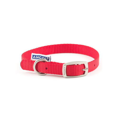 Ancol Heritage Nylon Dog Collar Red