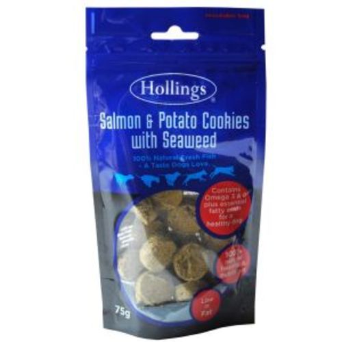 Hollings Salmon & Potato with Seaweed Cookies