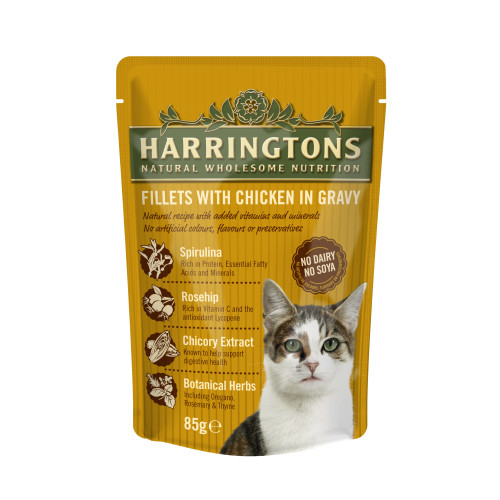 Harringtons Complete Pouches In Gravy Adult Cat Food