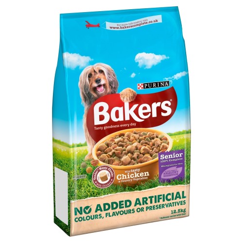 Bakers Complete Chicken & Rice Senior Dog Food