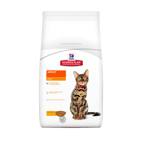 Hills Science Plan Chicken Light Adult Dry Cat Food