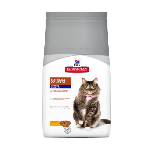 Hills Science Plan Feline Mature Adult 7+ Hairball Control