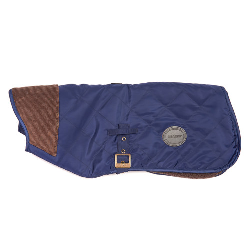 Barbour Quilted Navy Dog Coat