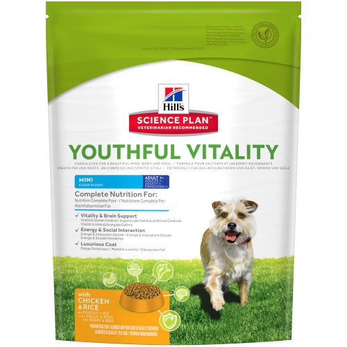 Hills Science Plan Canine Youthful Vitality Adult & Senior 7+ Small Chicken