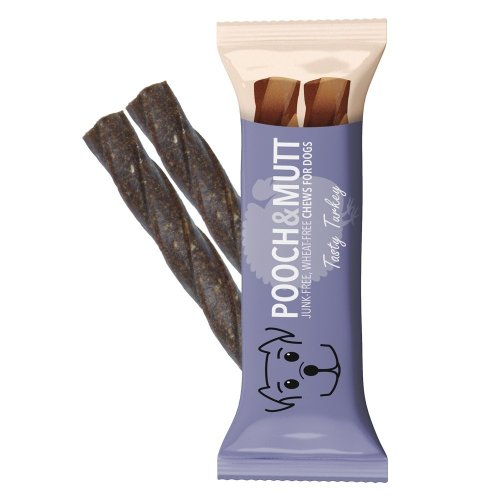 Pooch & Mutt Tasty Turkey Junk Free Chews Dog Treats