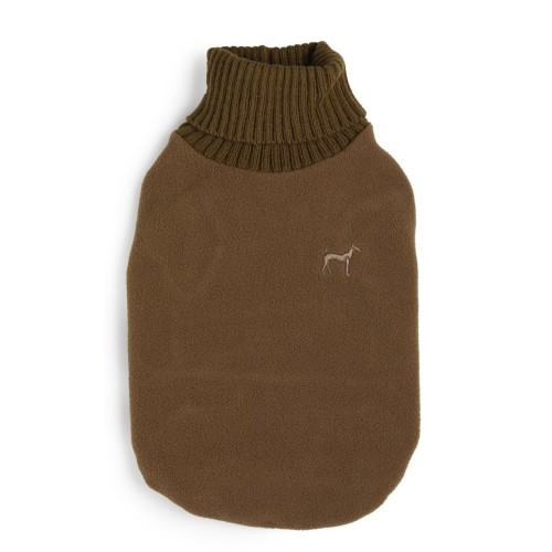 House Of Paws Fleece & Knit Choco Dog Jumper