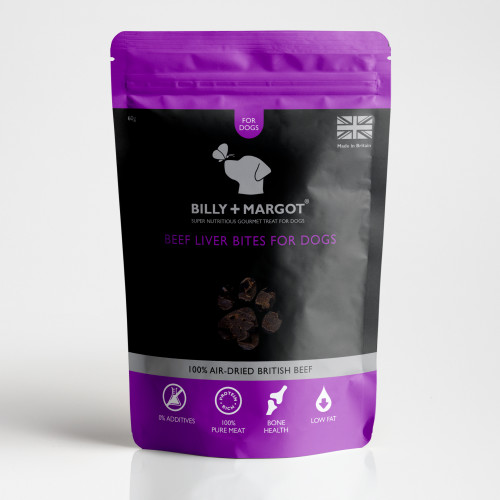 Billy & Margot Beef Liver Bites Dog Treats