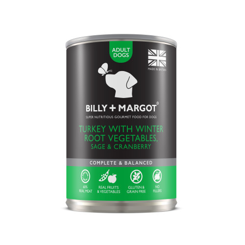 Billy And Margot Adult Turkey and Vegetables Dog Food