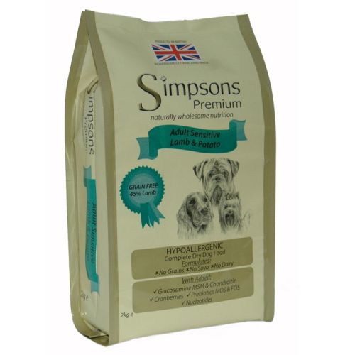 Simpsons Complete Lamb & Potato Sensitive Adult Dog Food