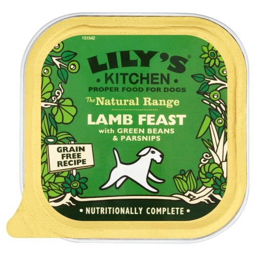 Lilys Kitchen Natural Lamb Feast with Green Beans & Parsnips Wet Dog Food