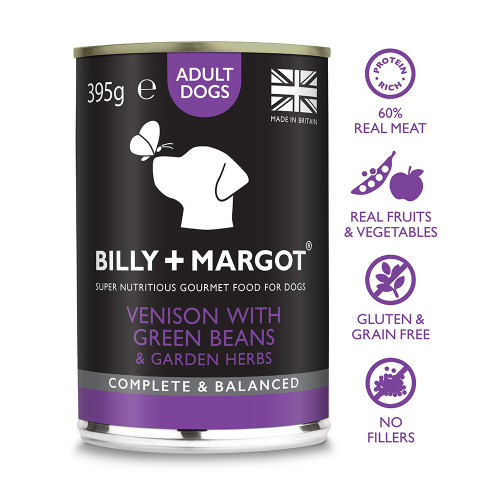 Billy & Margot Venison Complete Adult Dog Food