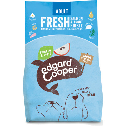 EdgardCooper Fresh Salmon & Trout with Spinach & Apple Adult Dog Food