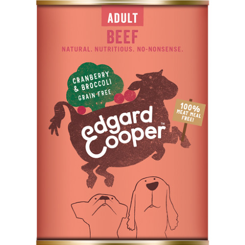 EdgardCooper Beef, Cranberry & Broccoli Wet Adult Dog Food