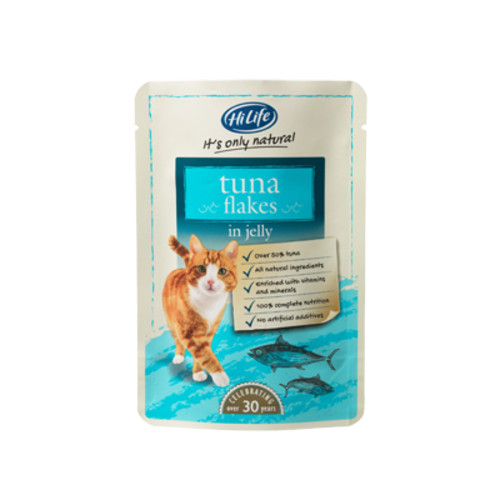 HiLife Its Only Natural Tuna Flakes in Jelly Adult Cat Food