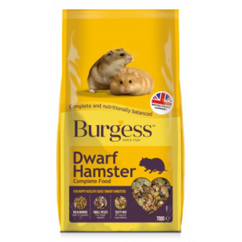 Burgess Complete Dwarf Hamster Harvest Food