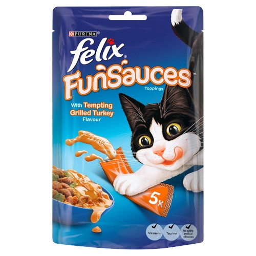 Felix FunSauces Toppings with Tempting Grilled Turkey