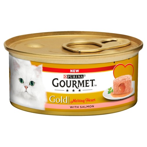 Gourmet Gold Melting Heart Salmon Adult Cat Food