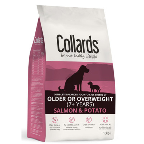 Collards Salmon & Potato Senior & Light Dog Food