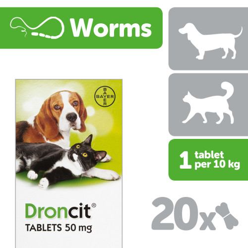 Droncit Tablets for Cats & Dogs