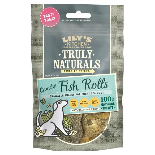 Lilys Kitchen Truly Naturals Fish Rolls Dog Treats