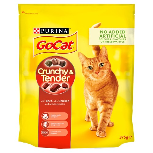 Go-Cat Crunchy Beef & Chicken Cat Food