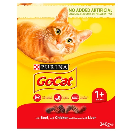 Go-Cat Beef Chicken & Liver Adult Cat Food