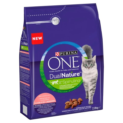 Purina One Dual Nature Salmon Adult Cat Food