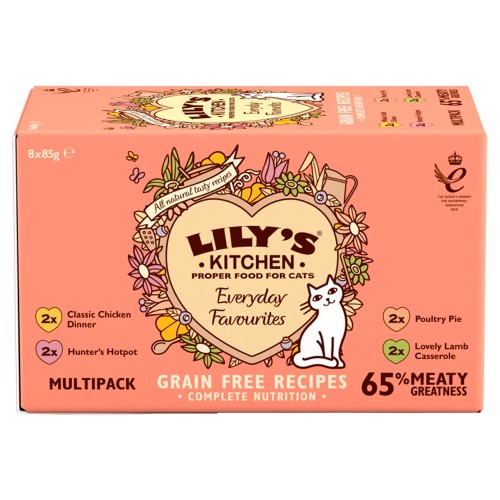 Lilys Kitchen Everyday Favourites Multipack Wet Cat Food