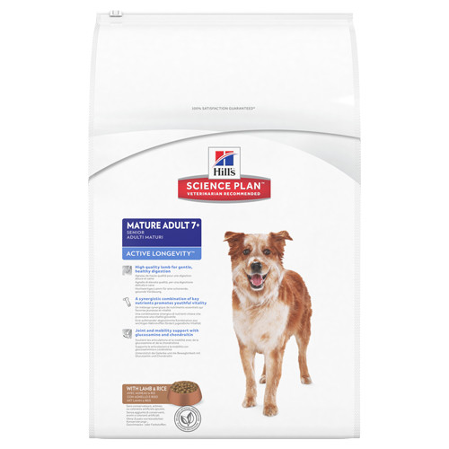 Hills Science Plan Canine Mature Adult 7+ Active Longevity Lamb