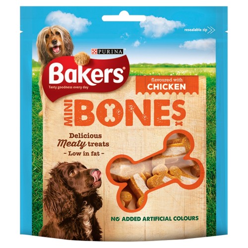 Bakers Mini Bones Chicken Dog Treats