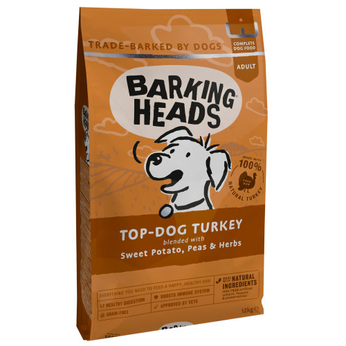 Barking Heads Top Dog Turkey Grain Free Adult Dog Food