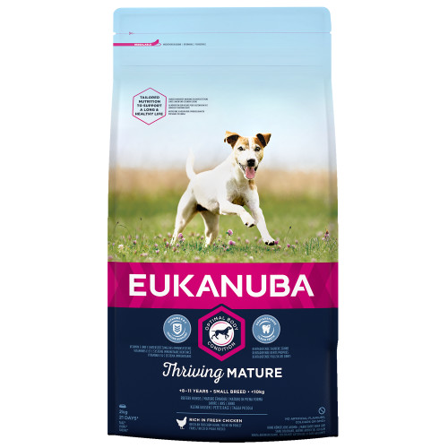 Eukanuba Thriving Mature Chicken Small Breed Dog Food