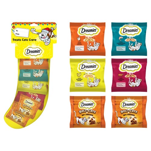 Dreamies Christmas Stocking Cat Treats