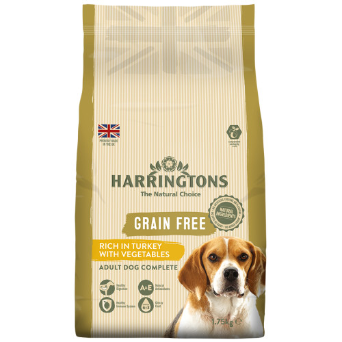 Harringtons Grain Free Turkey & Vegetables Adult Dog Food