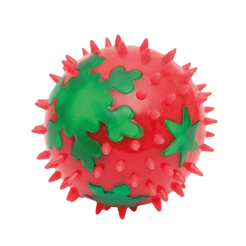 Rosewood Festive Flashing Ball Christmas Dog Toy